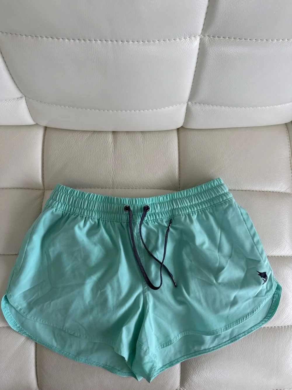 Salt Life Aqua Women's Athletic Shorts with Drawcord
